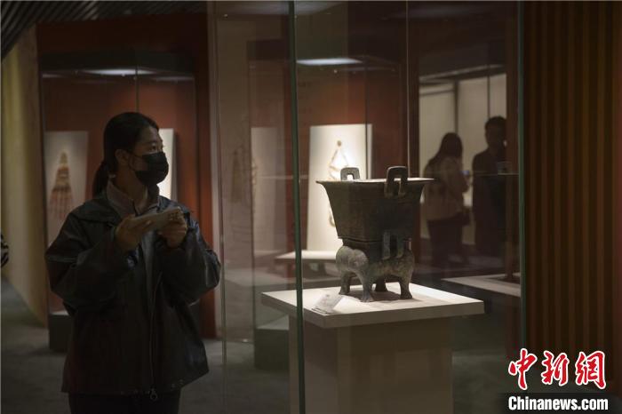 山西北白鹅周代墓地部分出土文物布展完成。 张云摄