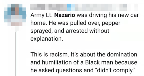 无比讽刺,美黑人军官被白人警察当街殴打!