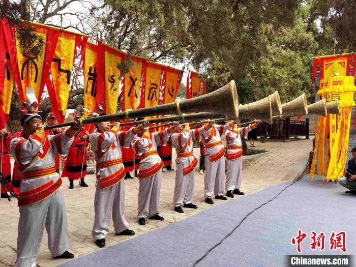 辛丑年谷雨祭祀仓颉典礼在陕西白水县举行。　董张曼摄