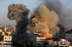 以色列炸毁美联社与半岛电视台所在办公楼