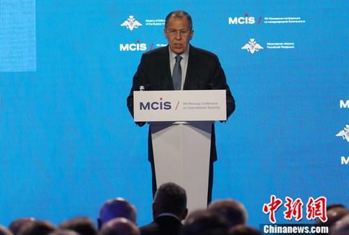 资料图：俄罗斯外长拉夫罗夫。