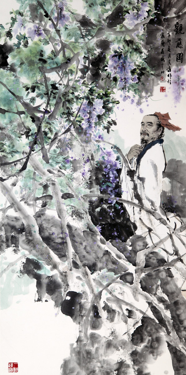 纪晓岚第六代后人纪清远及其家人作品展在国家大剧院启幕