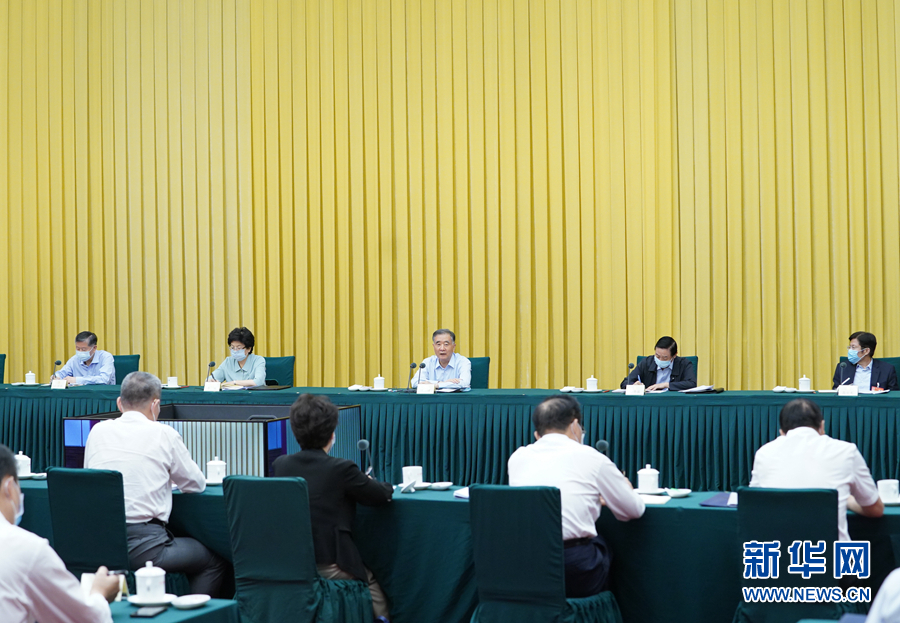 汪洋参加全国政协十三届常委会第十七次会议专题分组讨论