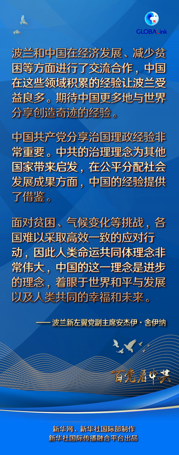 全球连线 | 中共治国理政经验为其他国家提供启发借鉴——访波兰新左翼党副主席舍伊纳