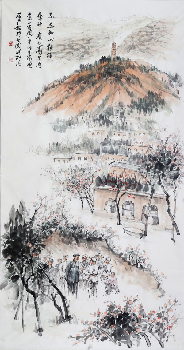 以画笔描绘思想内涵！中国共产党的精神谱系(图)