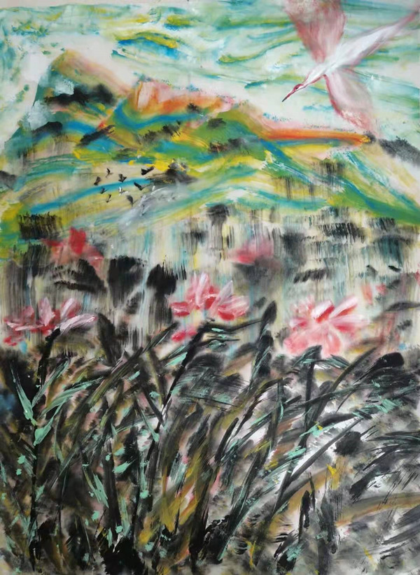 色有思想,墨有话语——刘春“色墨画”及其作品“画语”体系印象