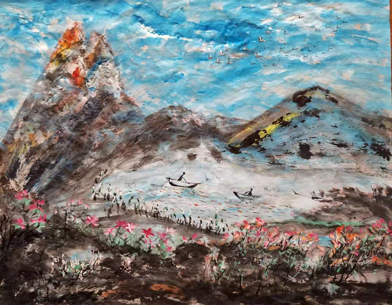 色有思想,墨有话语——刘春“色墨画”及其作品“画语”体系印象