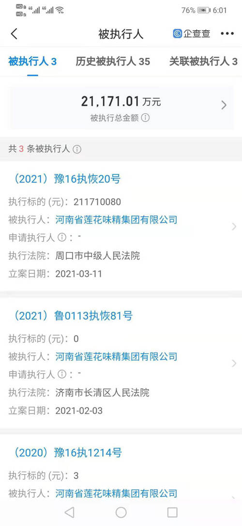 打包“贱卖”24枚莲花相关商标，“味精大王”仍为债发愁？