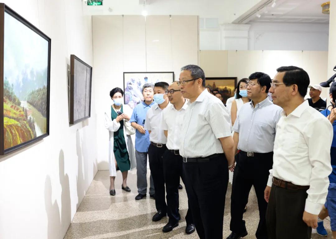 庆祝中国共产党成立100周年暨第二届 “风雨同舟”民革全国书画作品展开幕