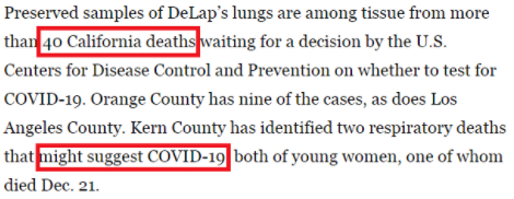 溯源美国：早期病例到底有多早？