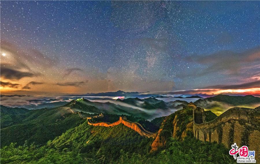 金山岭长城 ：中秋赏月游长城看美景(图)
